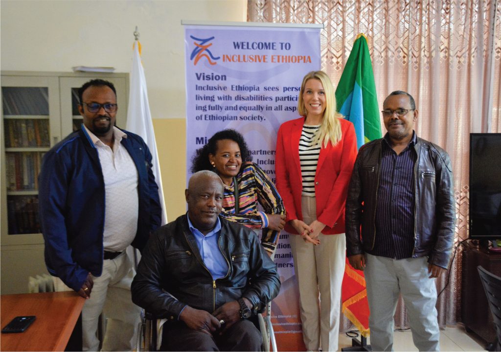 Group portrait of Inclusive Ethiopia team members.